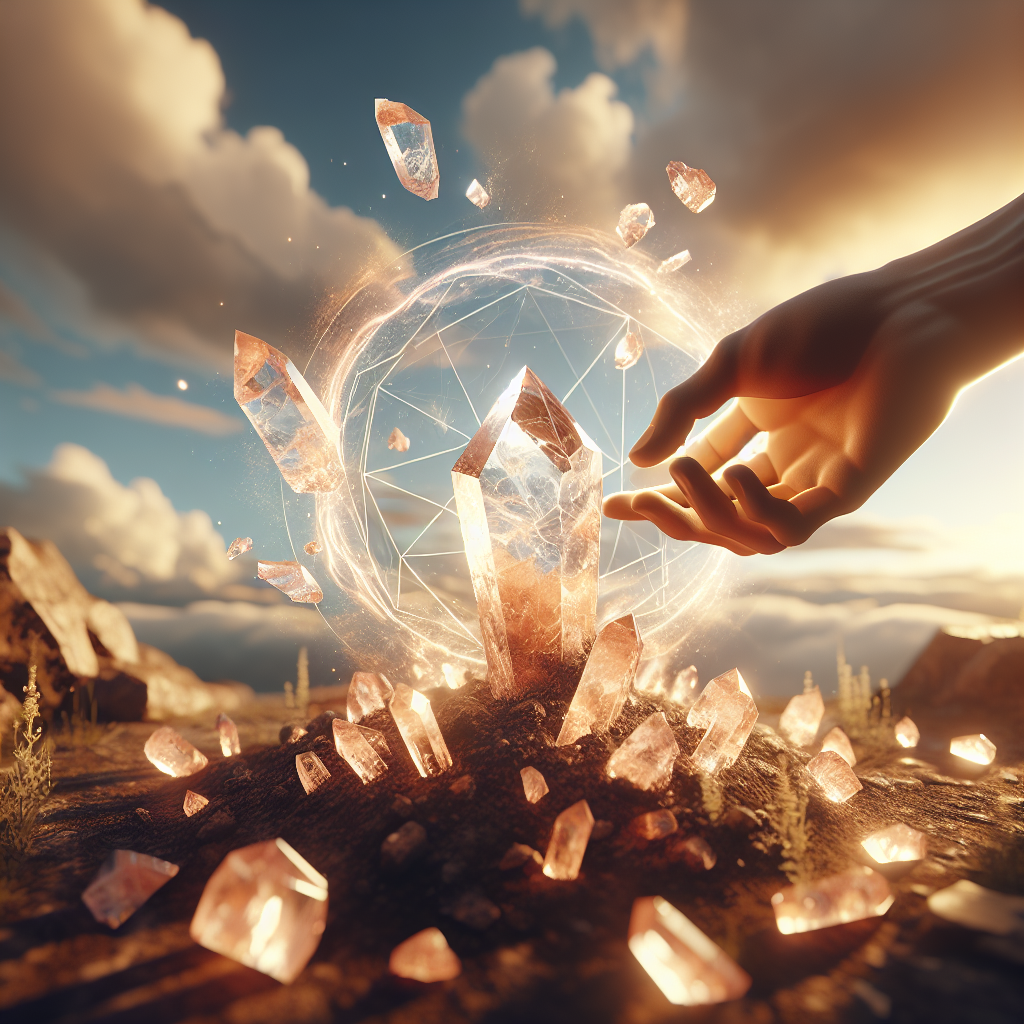 Quartz Crystal Breaking