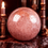 Thumbnail: Natural A+ Polished Cherry Quartz Gemstone Sphere Stone Collectible