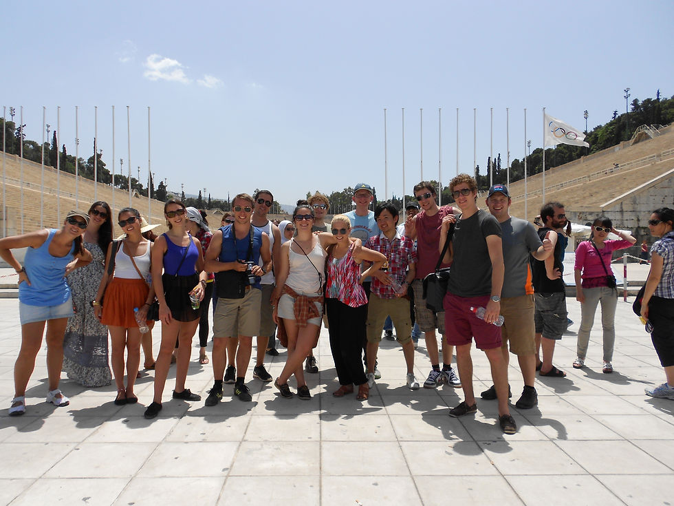 At the stadium. freeathenstour.com