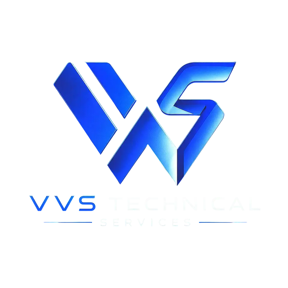 VVS Technical Services exhibition stand design services logo