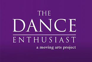 logo for "the dance enthusiast" website with the tagline "a moving arts project" as a clickable link that leads to an article they wrote about the Institute for Psychogeographic Adventure. 
