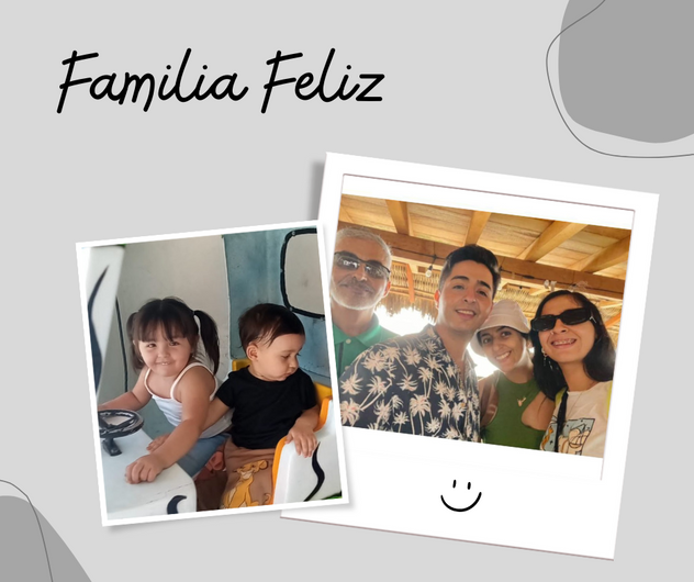 Gray Abstract Shape Frame Photo Family Happy Weekend Facebook Post.png