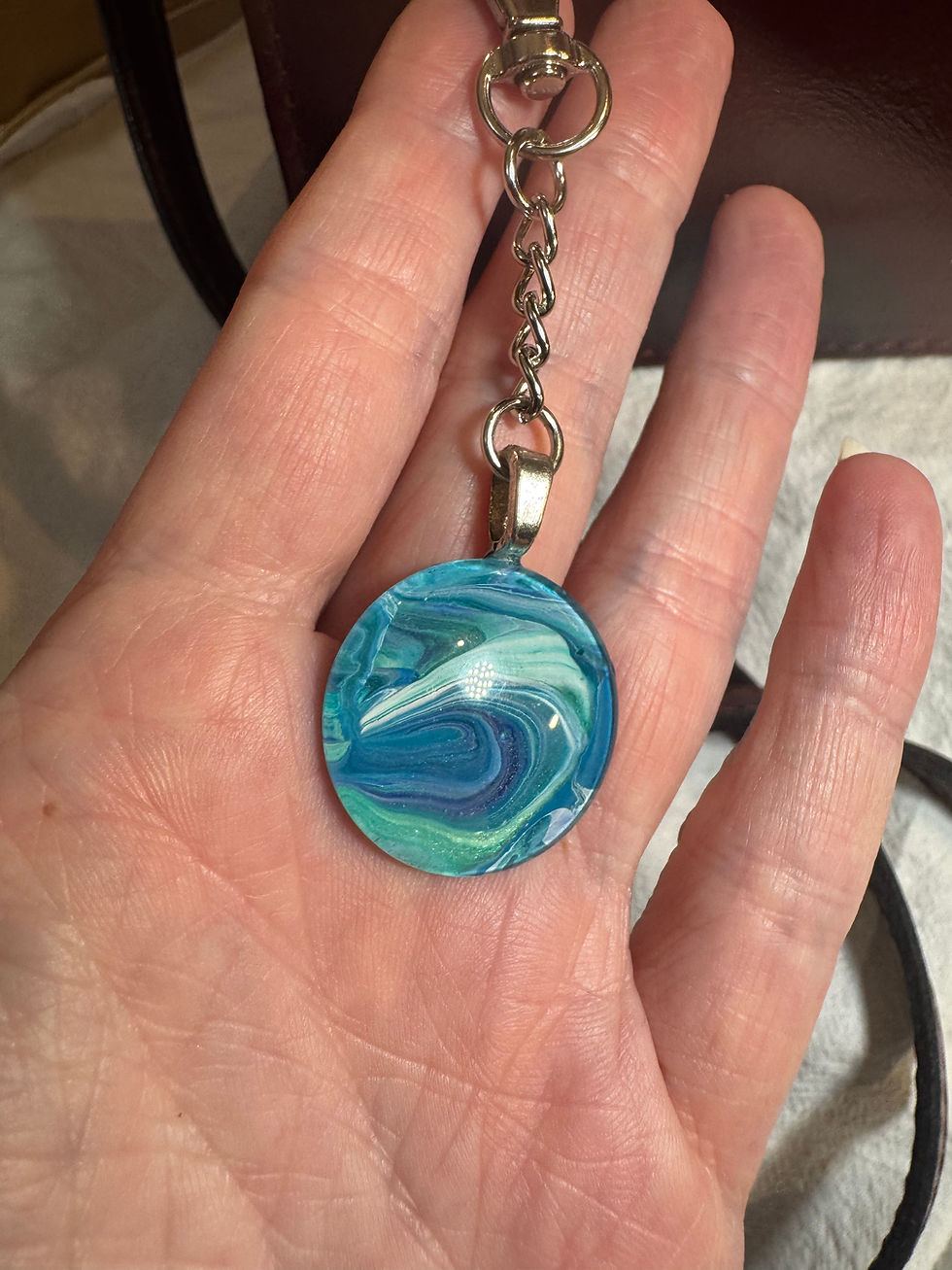 Thumbnail: Unique Purse Charm / Key Chain -Wave
