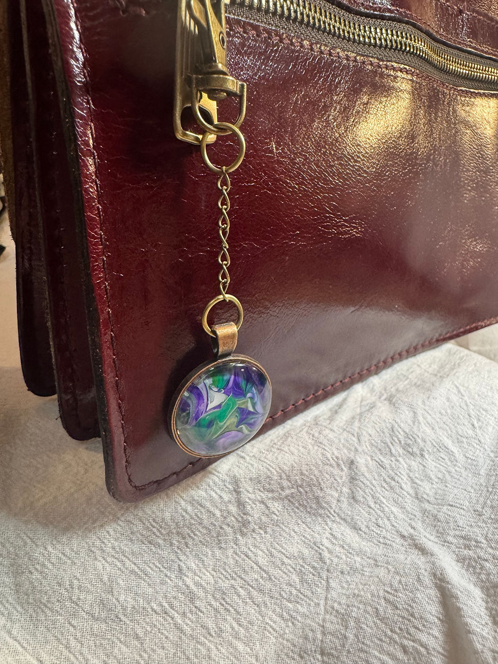 Thumbnail: Unique Purse Charm / Key Chain -Wave