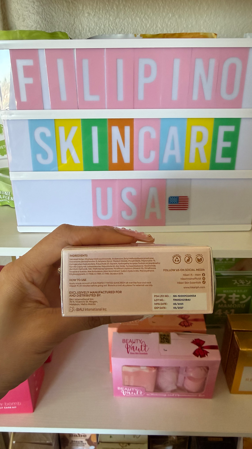 Thumbnail: Beauty&U Hikari Premium Sun Perfect Tinted Sunscreen SPF 50 PA++++ 50ml