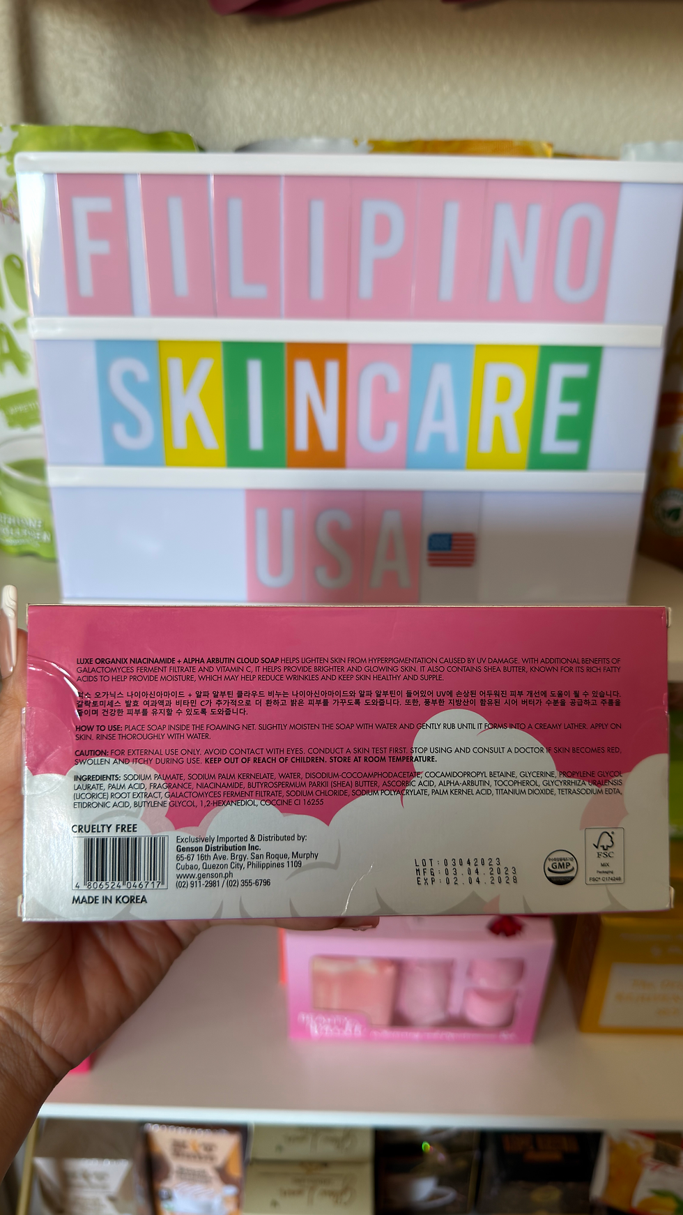 Thumbnail: Luxe Organix Niacinamide + Alpha Arbutin Cloud Soap Pack - (3 x 80g )