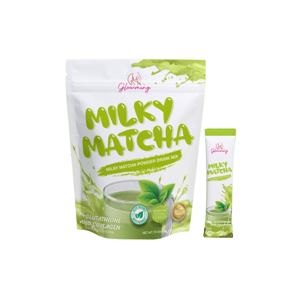 Thumbnail: Glowming Shape by CC  Milky Matcha Gluta & Collagen Drink - ( 10 sachets )