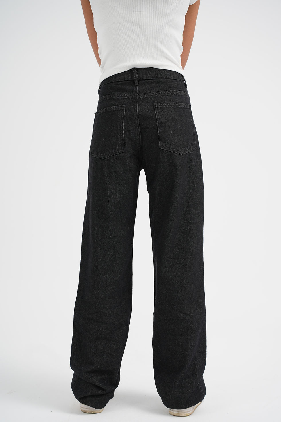 Thumbnail: Black Pintuck Jeans