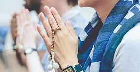 Chanting with Prayer Beads