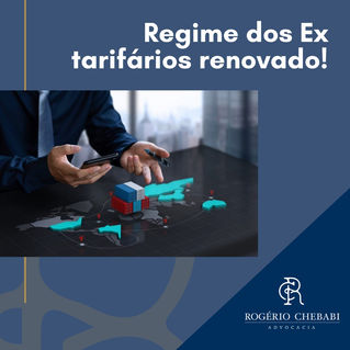 Ótima notícia! Regime dos Ex tarifários renovado!