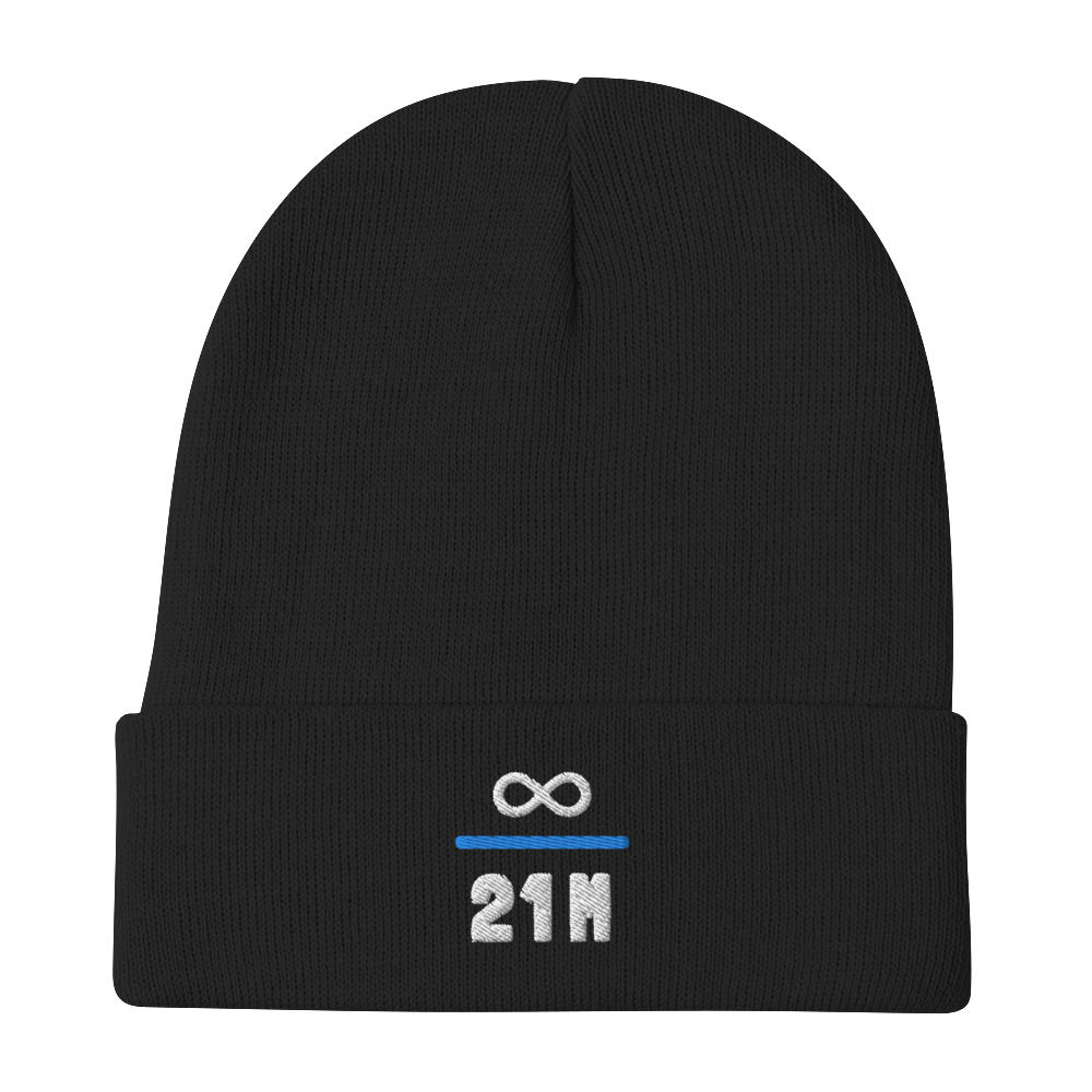 ∞/21M Embroidered Beanie
