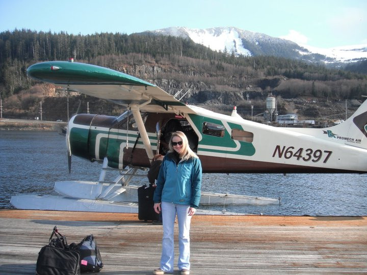 Taking a float plane to Prince William Island for work
