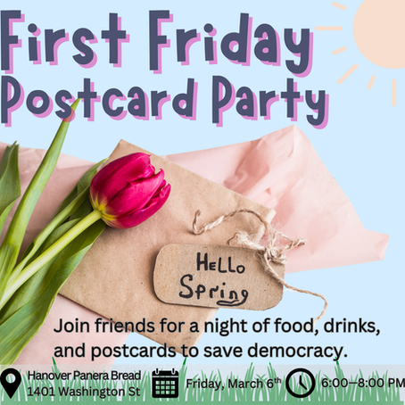 March's Friday Postcard Party