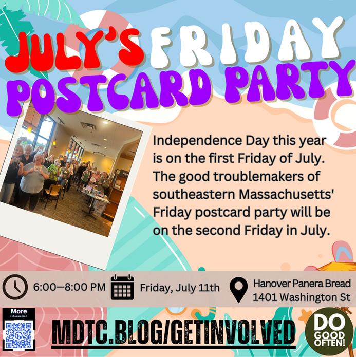 July's Friday Postcard Party