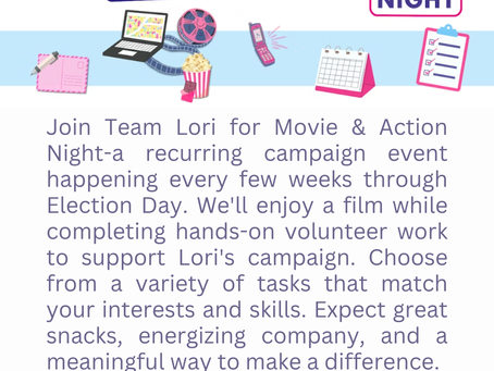 Lori's Movie & Action Night