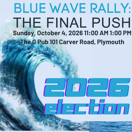Plymouth Blue wave rally, the final push