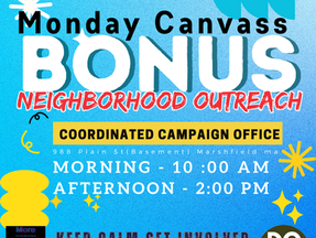 Monday bonus canvass