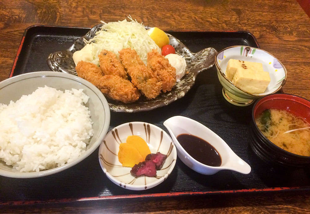 カキフライ定食