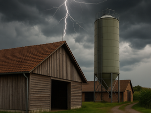 Blitzschutz in der Landwirtschaft – Sicherheit für Stall, Scheune & Technik