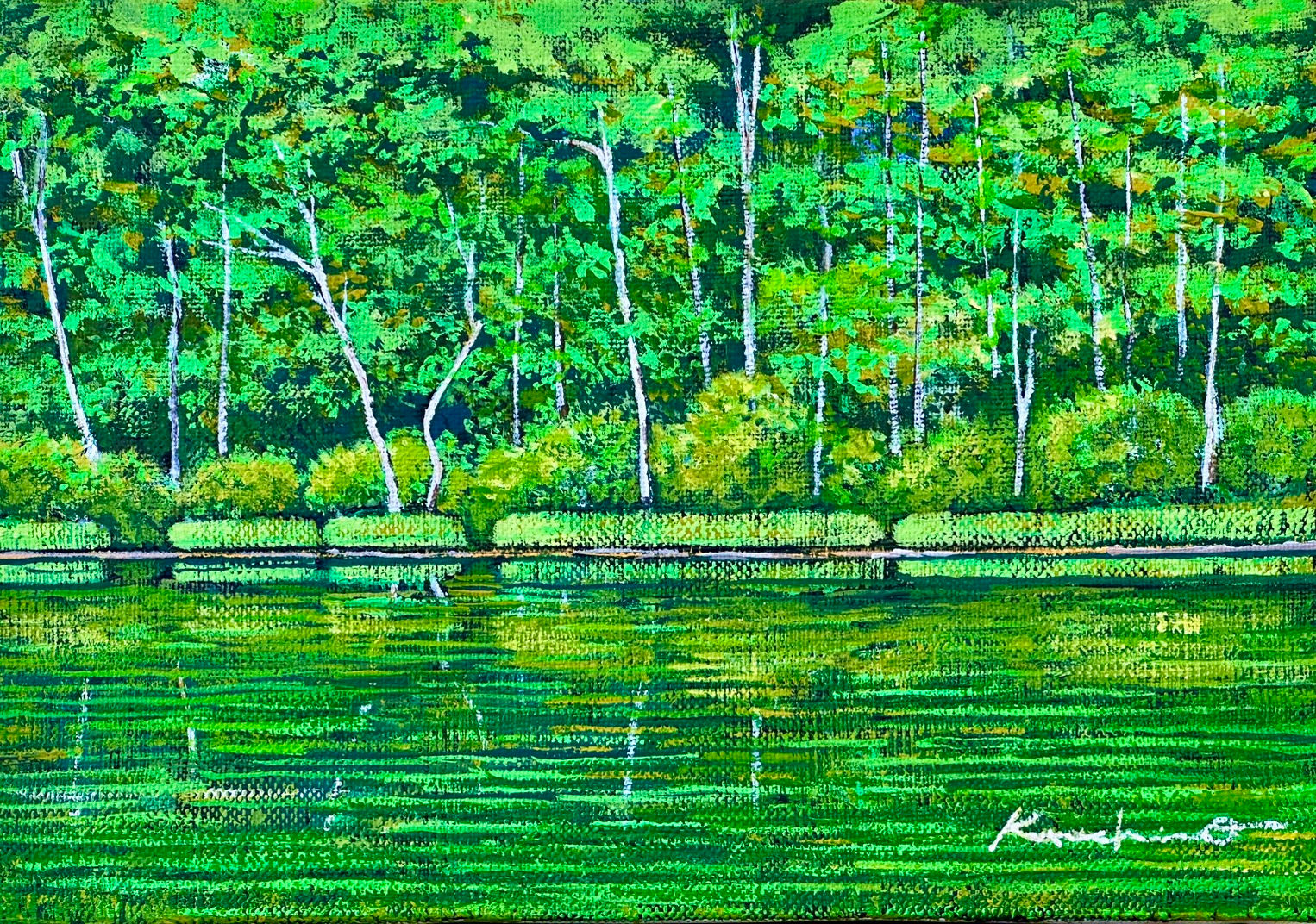 御射鹿池  －　大塚研一朗