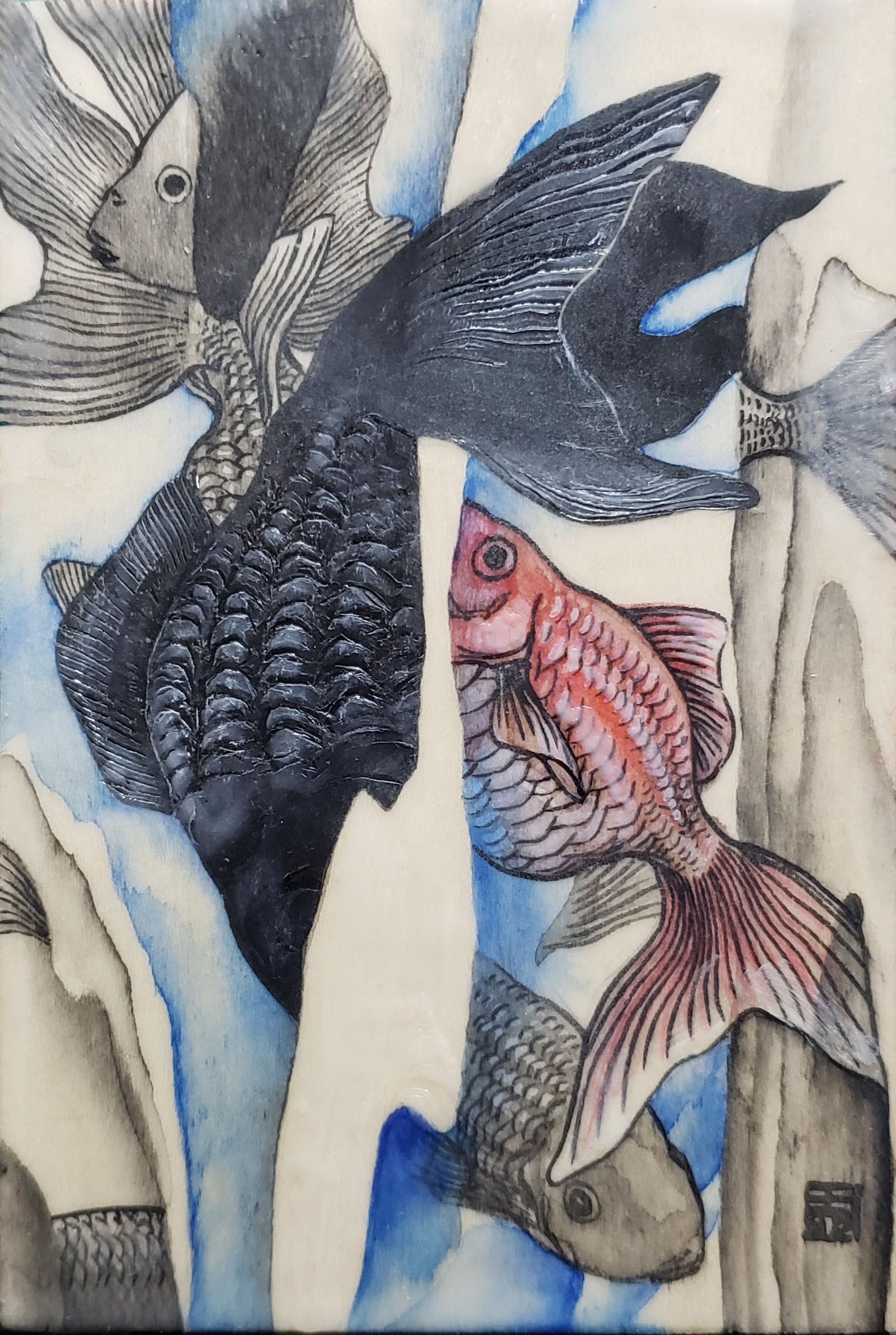 金魚 - 齋藤赤絵
