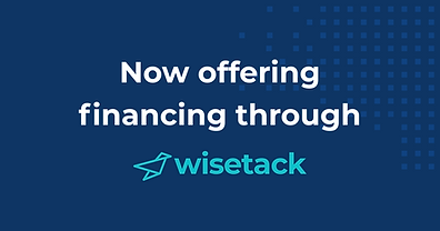 Now offering financing through Wisetack