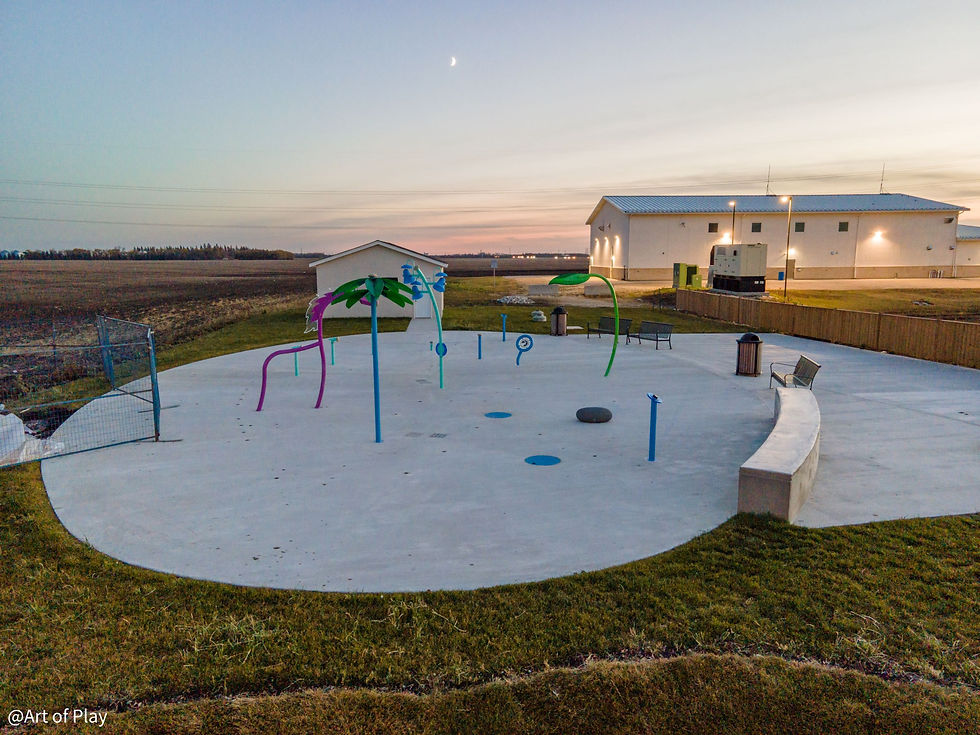 Springfield Splashpad – 100 Springfield Centre Drive, Oakbank MB, Project by Art of Play ​
