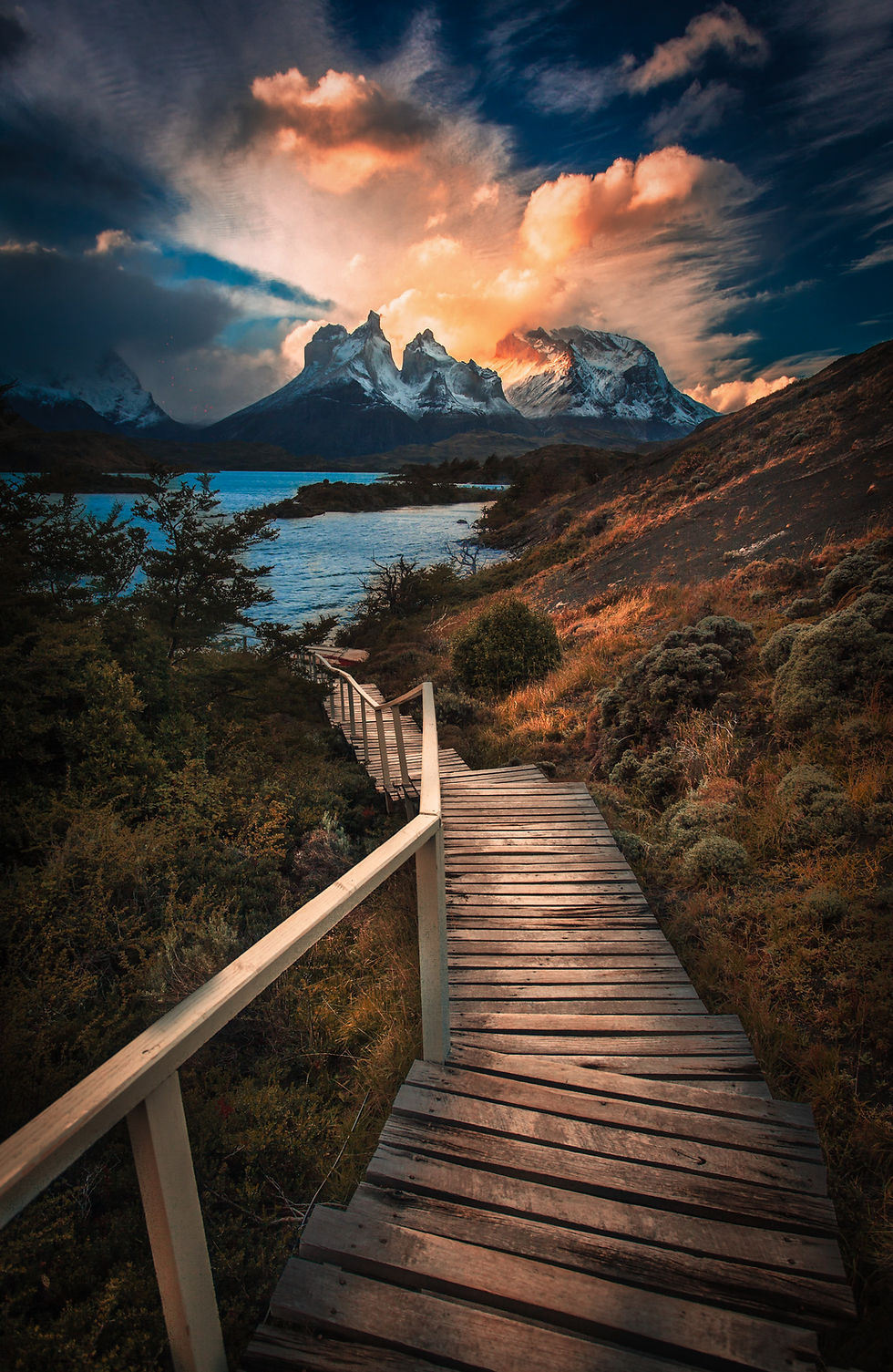 Miniatura: Print:  Caminho ao divino / Torres del Paine - Chile