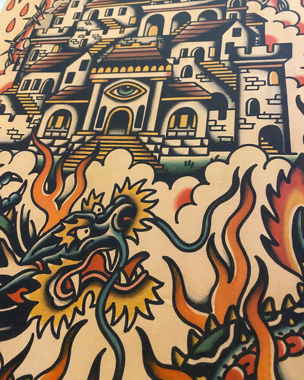 Thumbnail: "Purgatory" Large Art Print