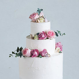 Hochzeitstorte verziert