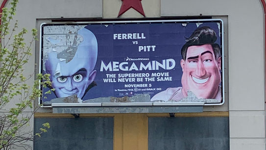 The Faded Glory of Michigan's Megamind Billboard