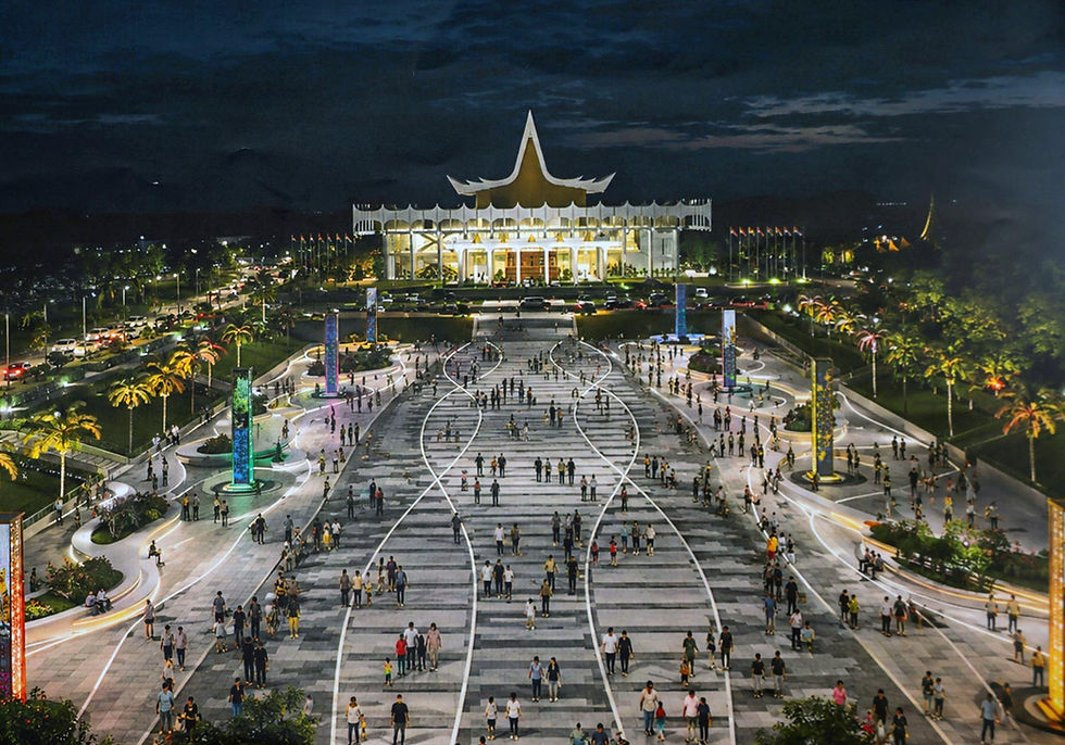 Sarawak Performing Arts Centre currently 46% completed