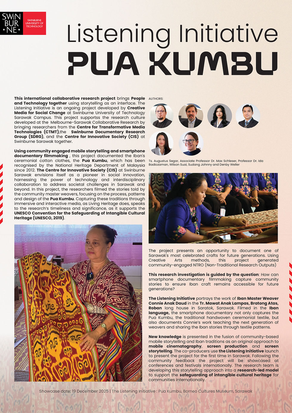 Swinburne Sarawak invites all to The Listening Initiative Exhibition