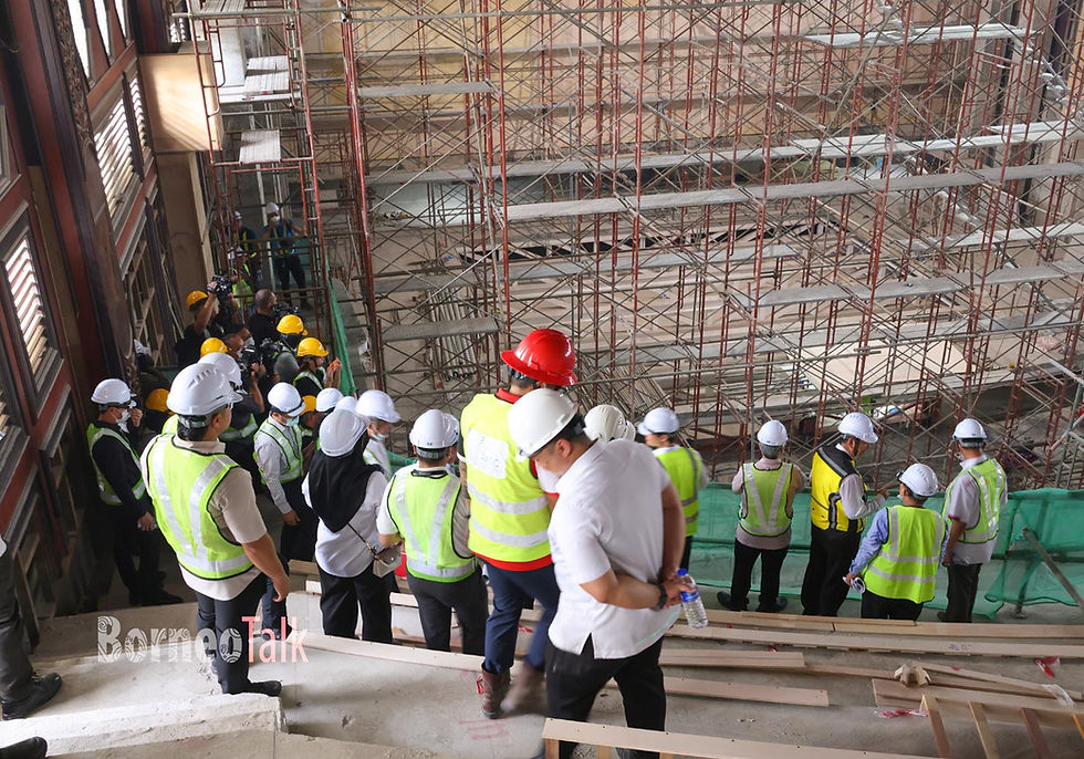 Sarawak Performing Arts Centre currently 46% completed