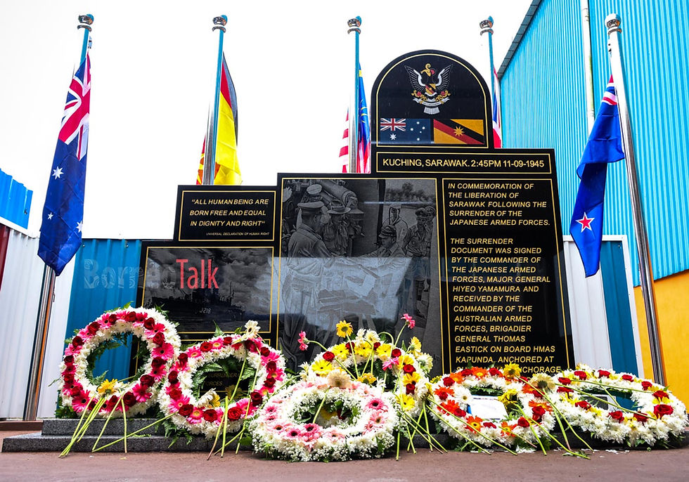 Sarawak unveils WWII Liberation Monument