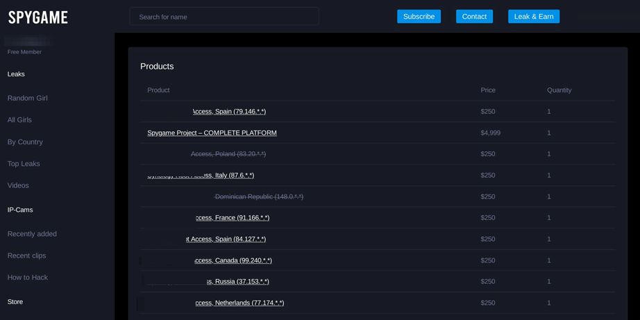 SPYGAME: Dark Web Data Exploitation Platform | Securedmonk
