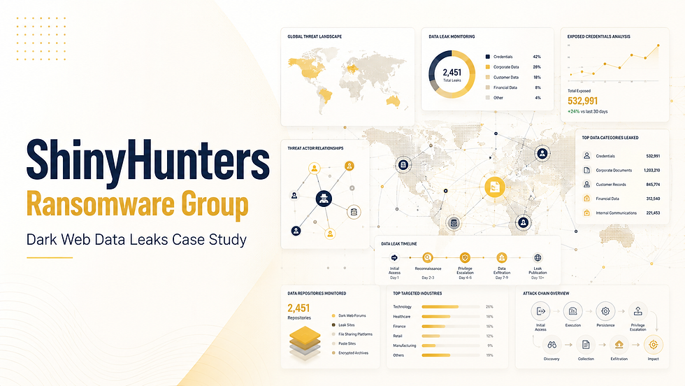 ShinyHunters Ransomware Group: Dark Web Data Leaks Case Study | Securedmonk