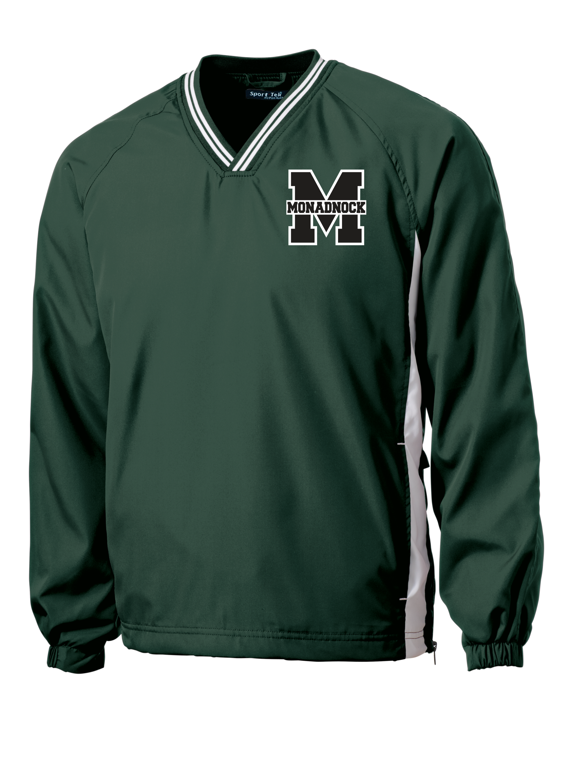 Sport-Tek® Tipped V-Neck Raglan Wind Shirt