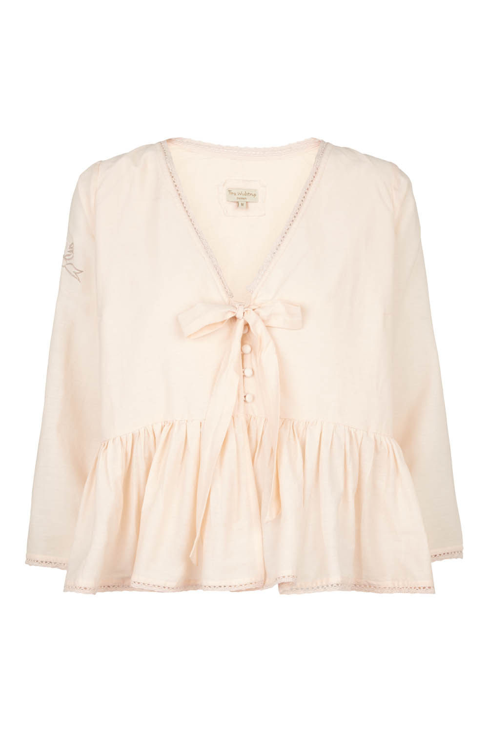 2943C - Tunica top w.bow - Soft rosa