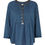 Miniaturebillede: 2602G - Shirt w.crochet - Blue