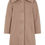 Miniaturebillede: 3647A - Wool coat - Taupe