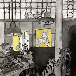 The happiest paradise with the Language cats