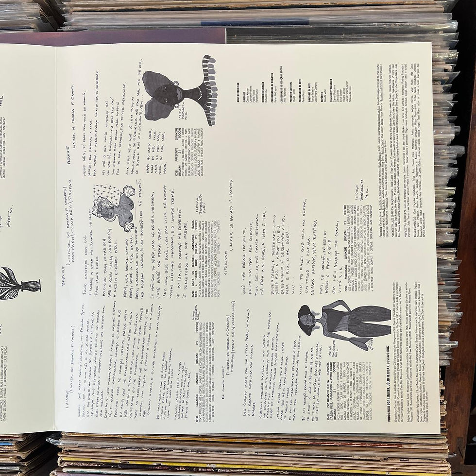Miniatura: LP Liniker - Indigo Borboleta Anil (LP Colorido, C/Encarte + Revista)