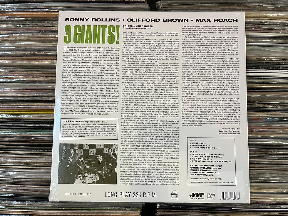 Miniatura: LP Sonny Rollins, Clifford Brown And Max Roach - 3 Giants! - Importado