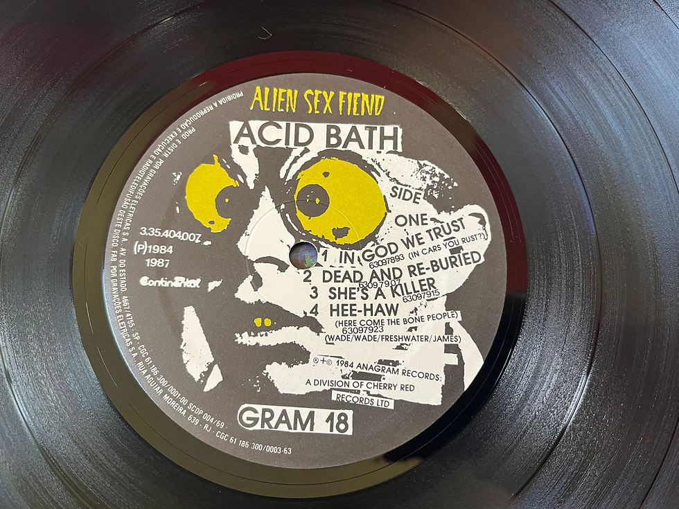 LP Alien Sex Fiend - Acid Bath | rivarock