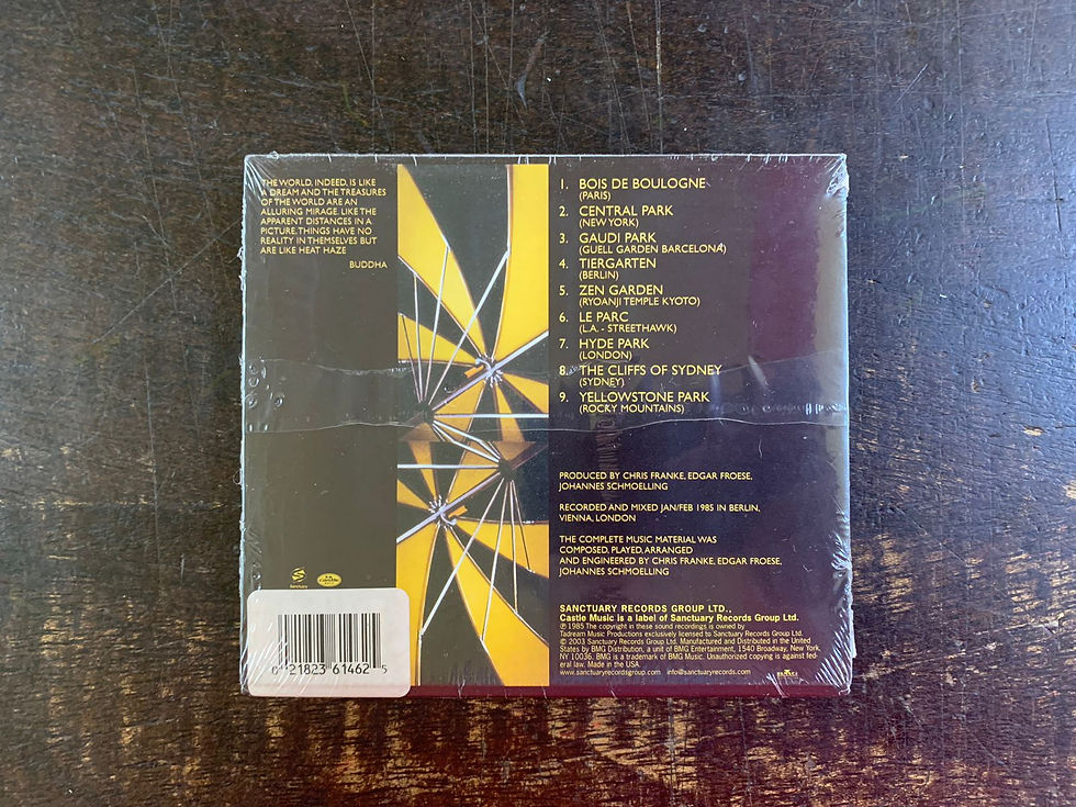 Miniatura: CD Tangerine Dream - Le Parc - Imp - Slipcase - Lacrado