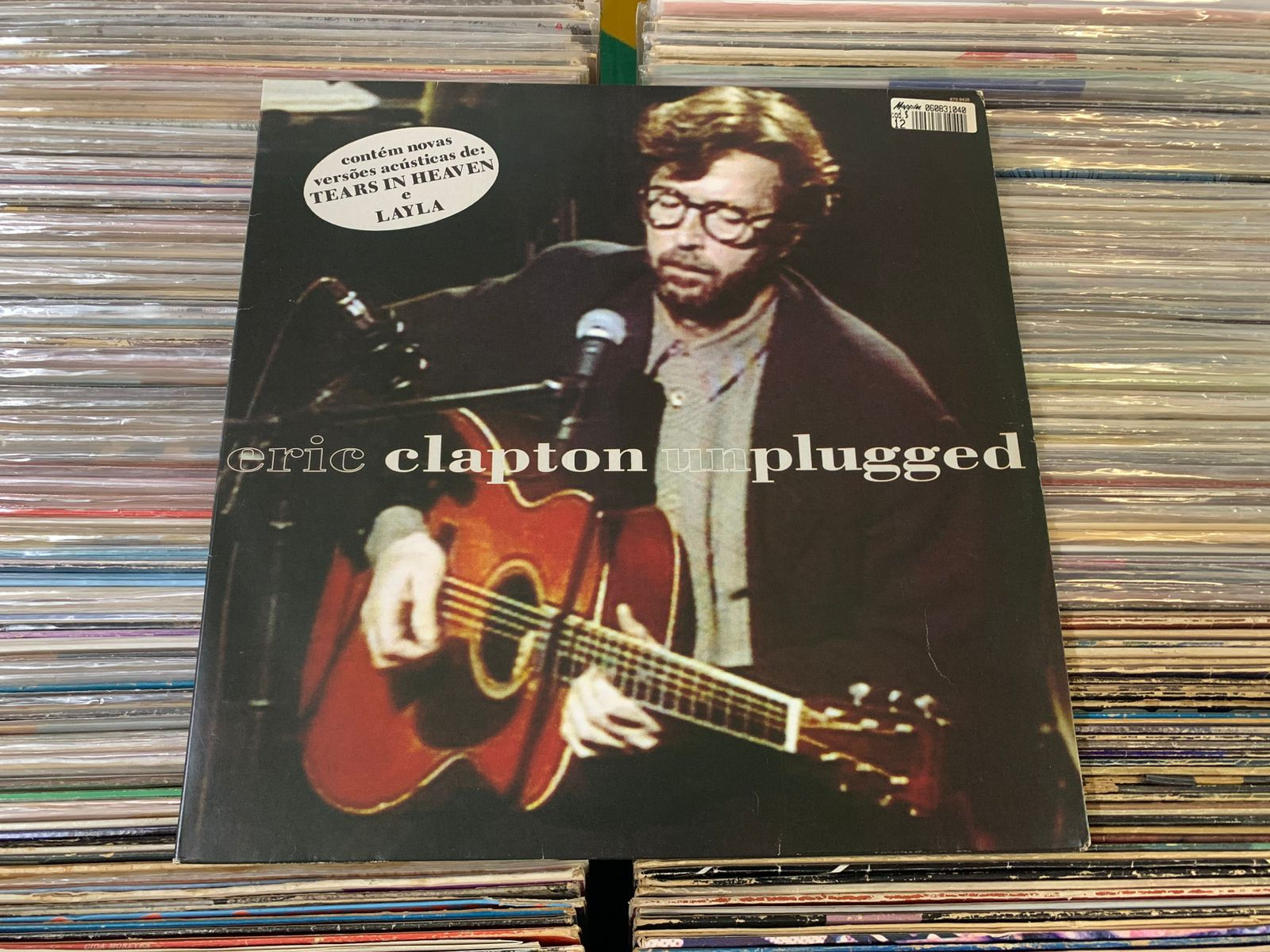 LP Eric Clapton - Unplugged - Capa Dupla