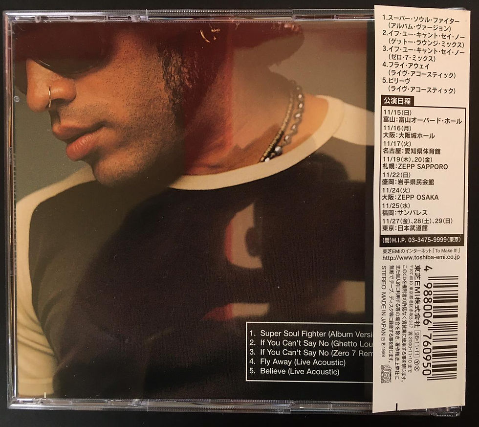Miniatura: CD Lenny Kravitz - Super Soul Fighter - Japonês