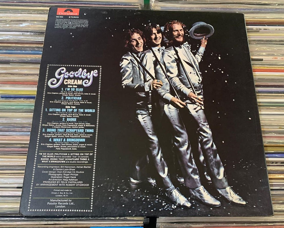Miniatura: LP Cream - Goodbye - Importado - Capa Dupla