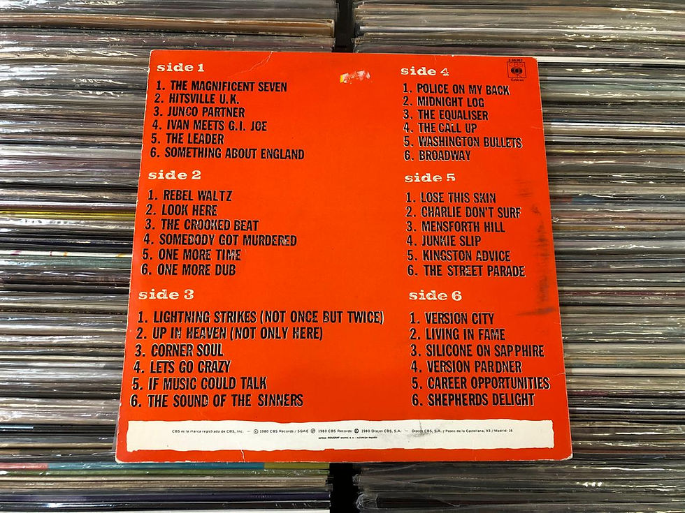 Miniatura: LP The Clash - Sandinista! - (Triplo) - Importado